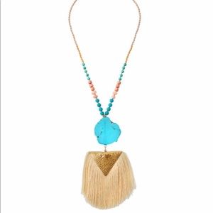 *New* NAKAMOL Stone & Tassel Necklace